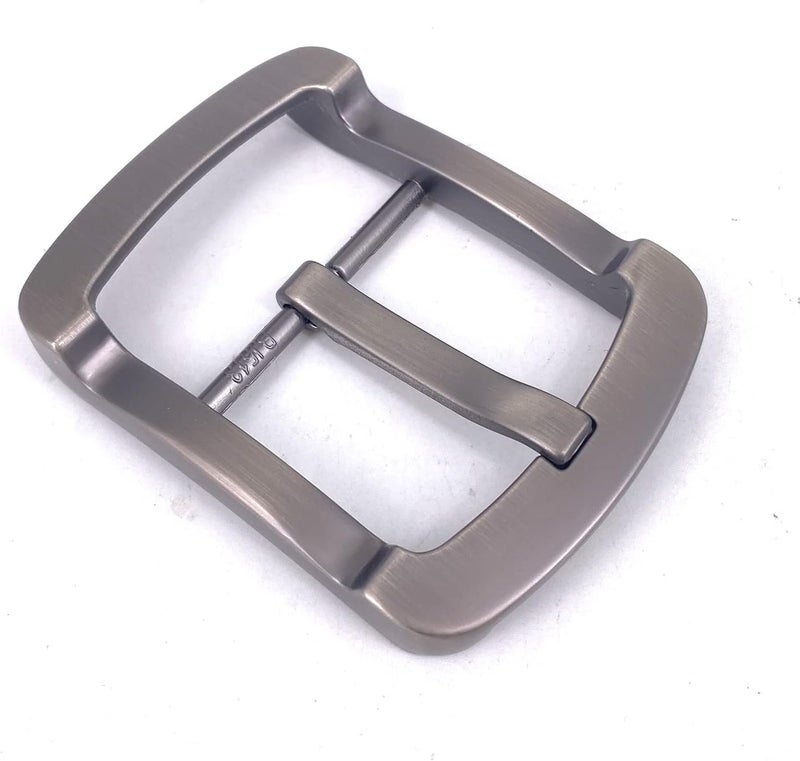 LAXPICOL 1.5"(40mm) Solid Sturdy Single Prong Square Belt Buckle For Men - Image 2